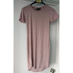 Soft Striped T-Shirt Dress